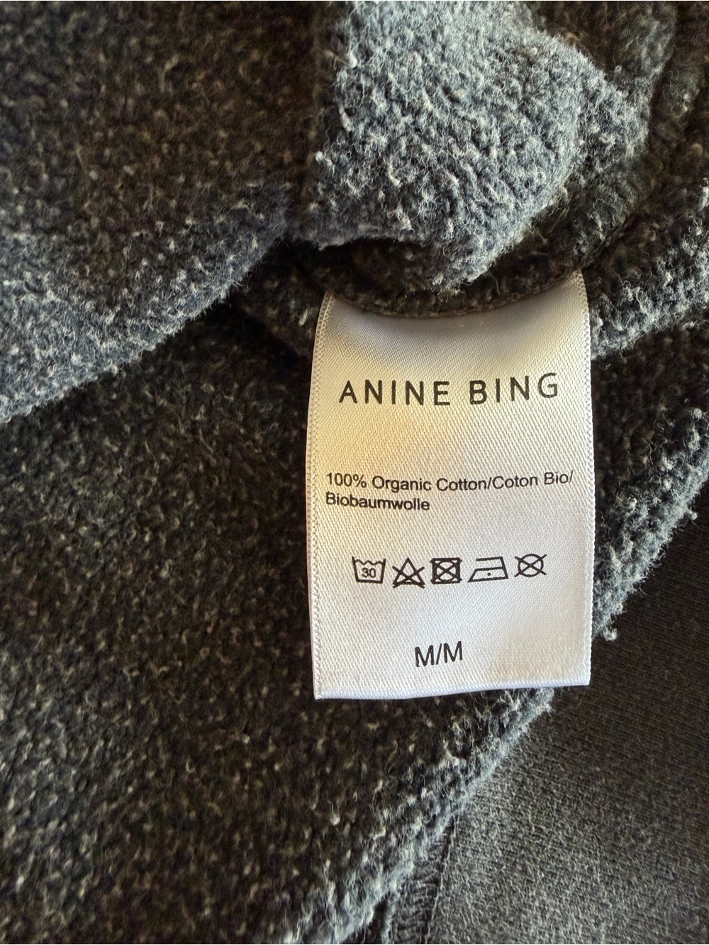 Anine Bing Grey Graphic Tiger Crewneck Sweater Medium - Picture 8 of 10